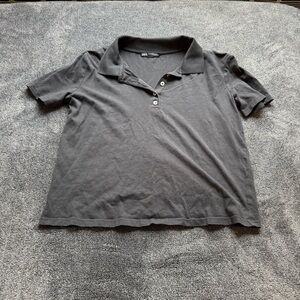 Zara Charcoal Polo Shirt